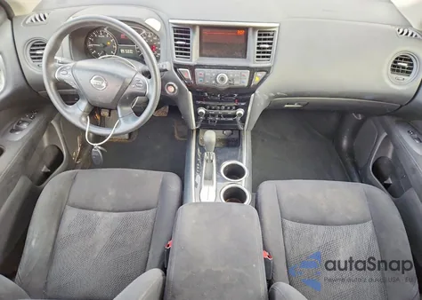 2015 Nissan Pathfinder S z USA, uszkodzony, nr VIN 5N1AR2MN0FC701281